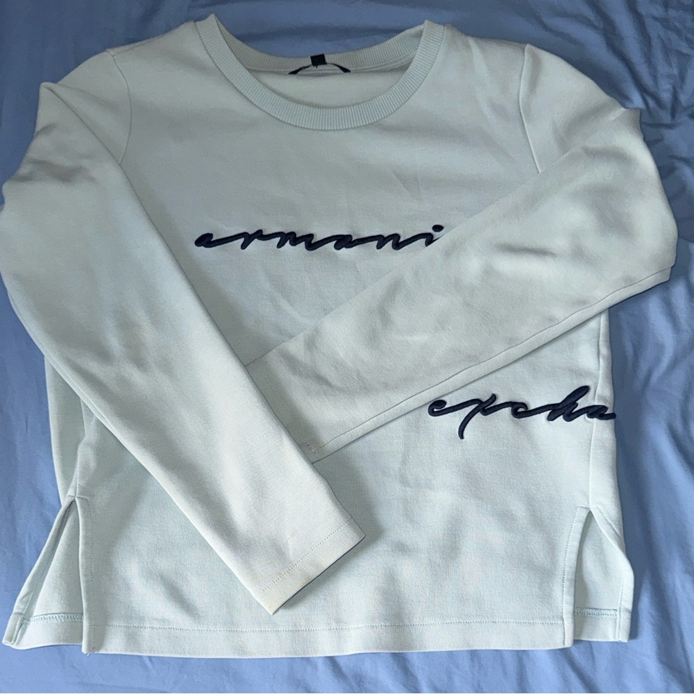 Armani Exchange Mint Green Sweatshirt
